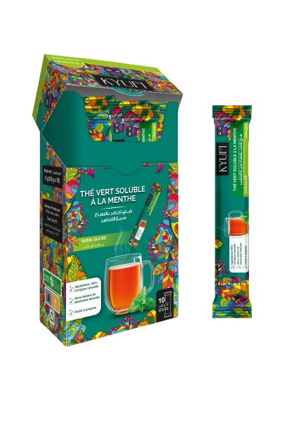 Thé Vert Instantané À La Menthe - Sans Sucre